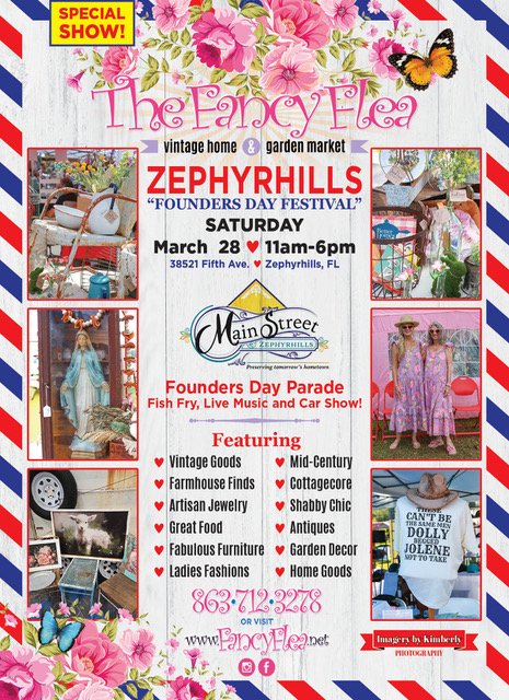 The Fancy Flea at Zephyrhills Founders Day Festival