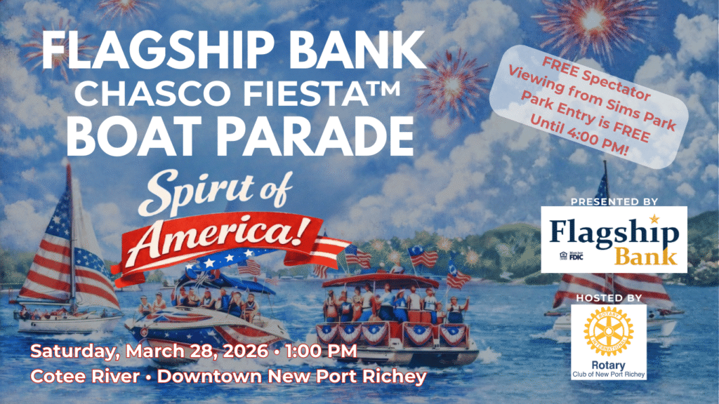 Flagship Bank Chasco Fiesta Boat Parade on Pithlachascotee River