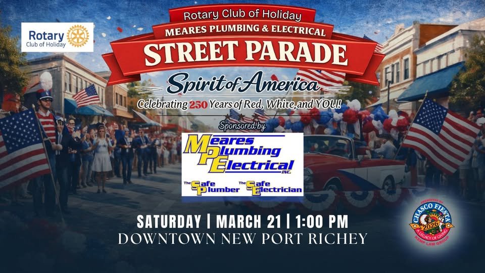 Rotary Club of Holiday Chasco Fiesta Street Parade