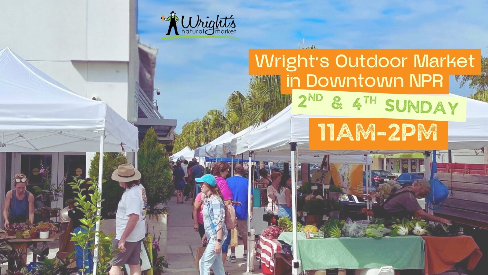 Wright’s Outdoor Market in Downtown New Port Richey